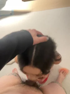 红色情趣内衣空姐露脸口交